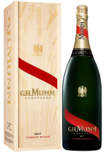 Mumm Cordon Rouge NV Wooden Box Jeroboam